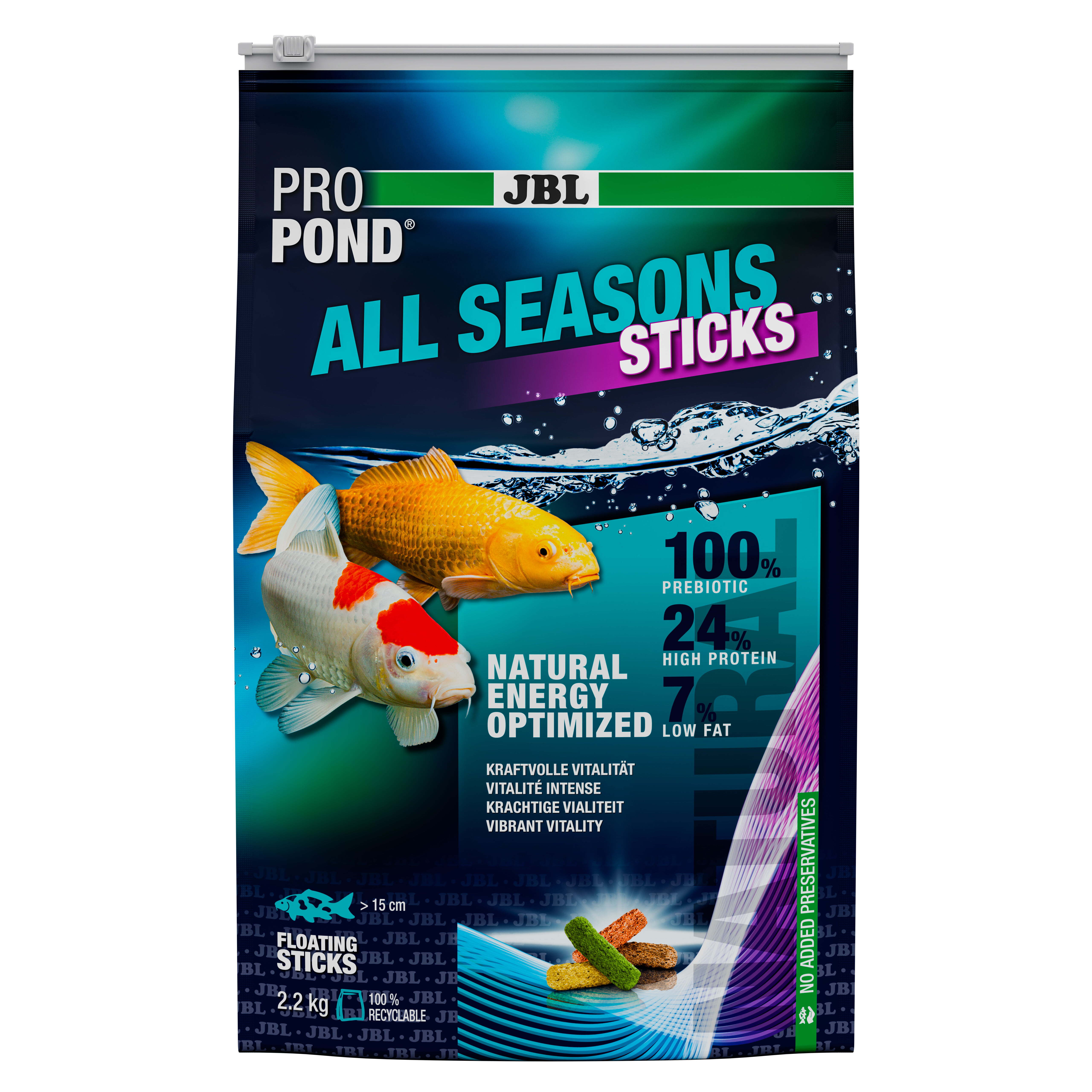 JBL - Aliment en Sticks Propond All Season pour Poissons de Bassins - 2,2Kg Image num&eacute;ro 1