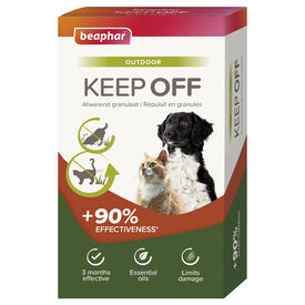 Beaphar - Granul&eacute;s R&eacute;pulsifs KEEP OFF Outdoor pour Chien et Chat - 2x200g