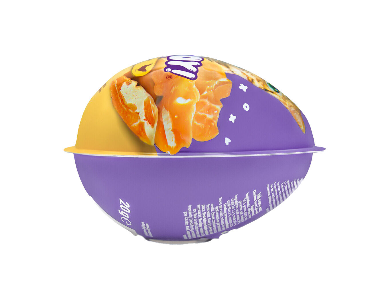 Joy & Toy - &OElig;uf Surprise Snack Flocons de Poulet + Jouet - 20g Image num&eacute;ro 3
