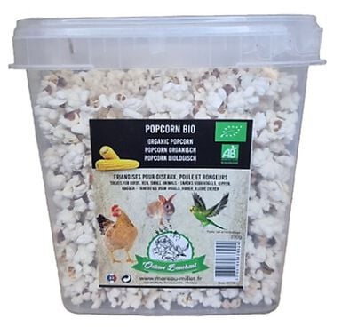 Octave Bauchant - Friandises Pop-corn Poules Rongeurs et Oiseaux - 250g