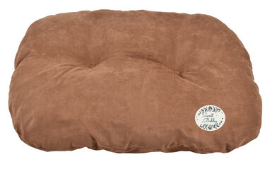 Bobby - Coussin Mousse Poilu Bicolor Beige pour Chiens