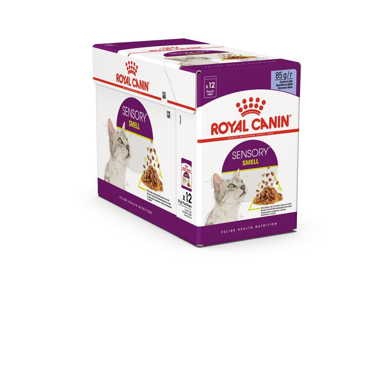 Royal Canin - P&acirc;t&eacute;e Sensory Smell en Gel&eacute;e pour Chat - 12x85g Image num&eacute;ro 1