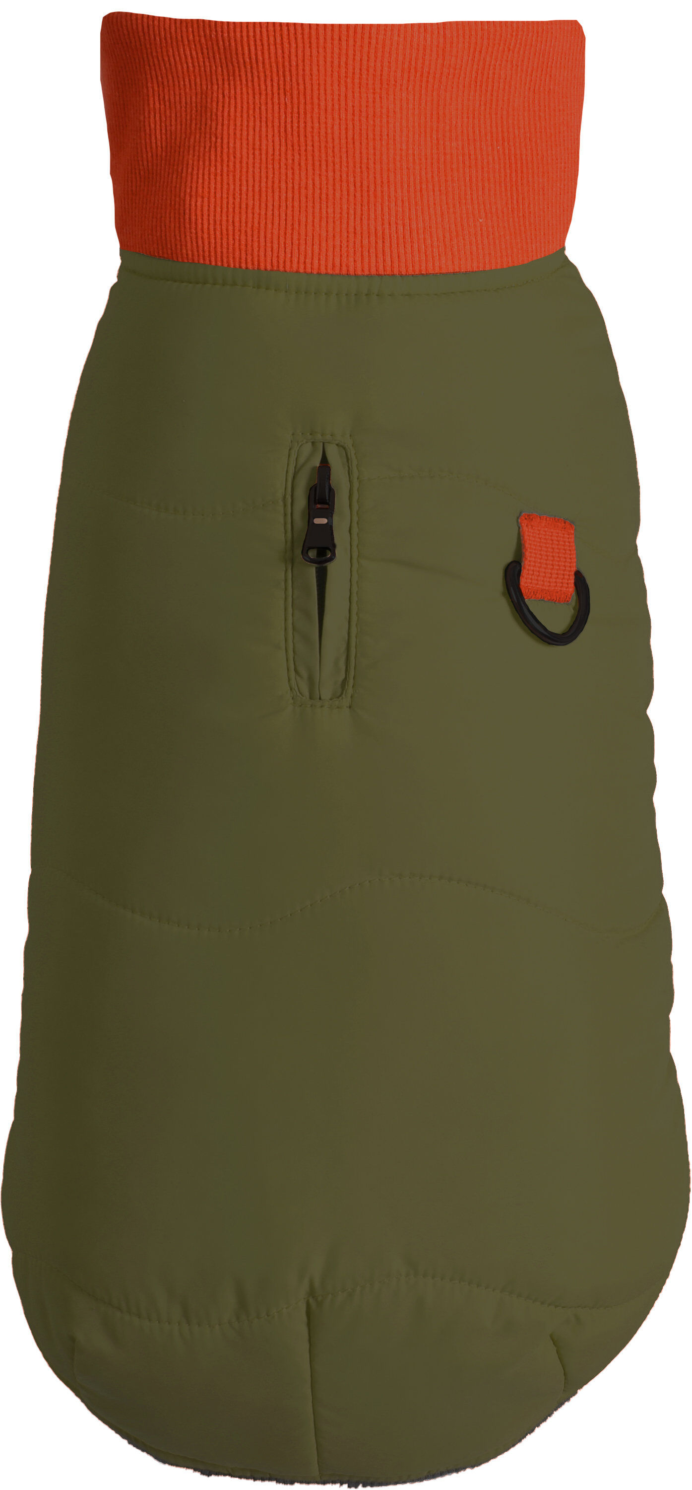 Bobby - Manteau Contraste Kaki pour Chiens -  56cm/XL Image num&eacute;ro 1