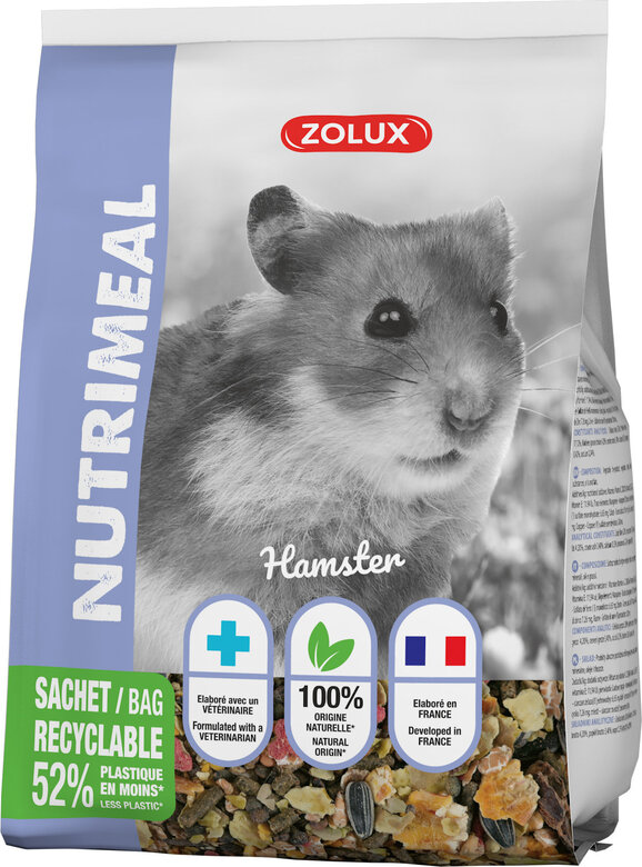Zolux - Aliment Composé Nutrimeal pour Hamster - 600g Image numéro 1 Zolux - Aliment Composé Nutrimeal pour Hamster - 600g Image numéro 1