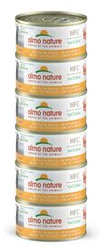Almo Nature - Bo&icirc;te HFC Natural Blanc de Poulet pour Chats - 6x70g
