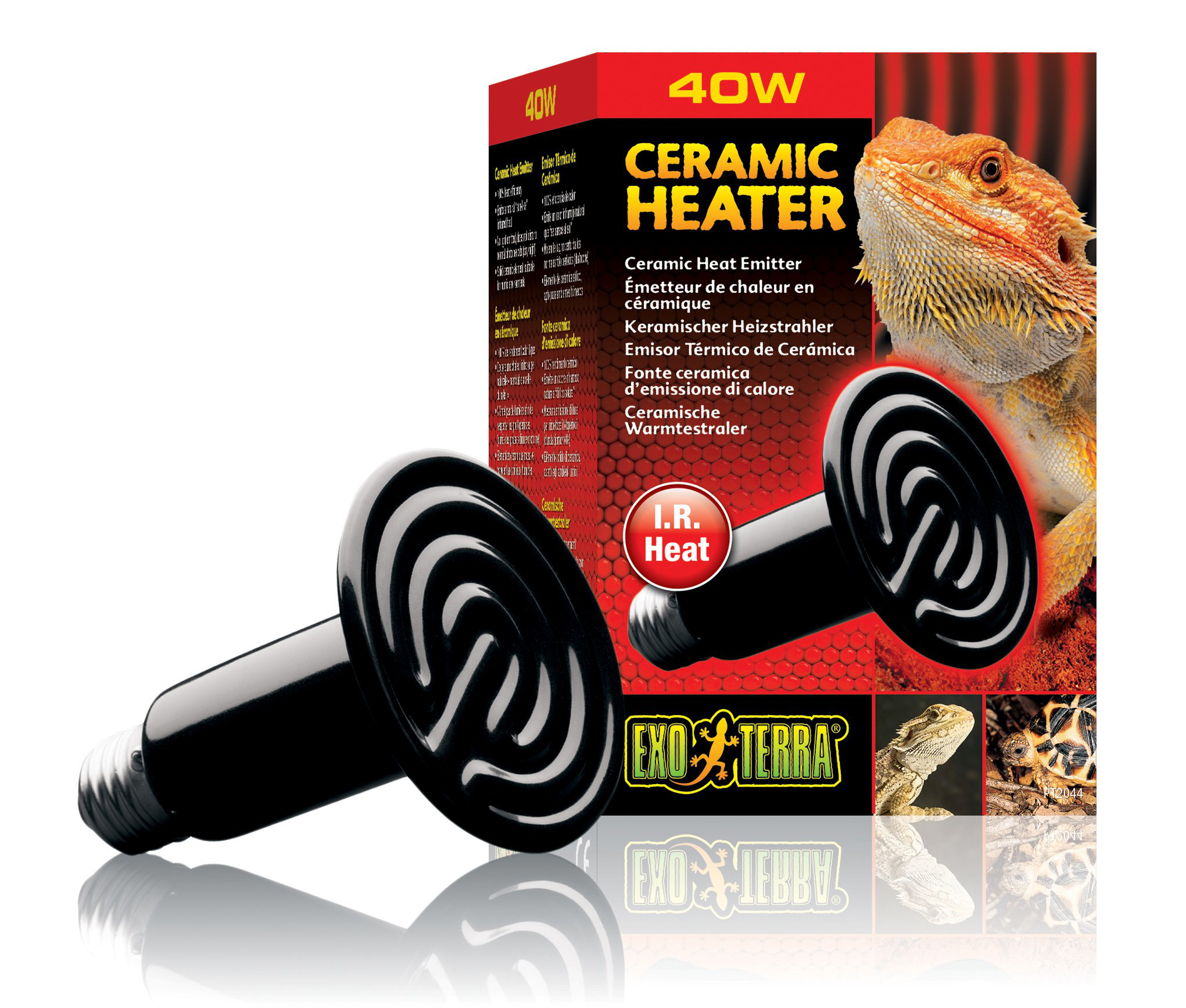Exo Terra - Ampoule Ceramic Heater pour Reptiles - 40W Image num&eacute;ro 1