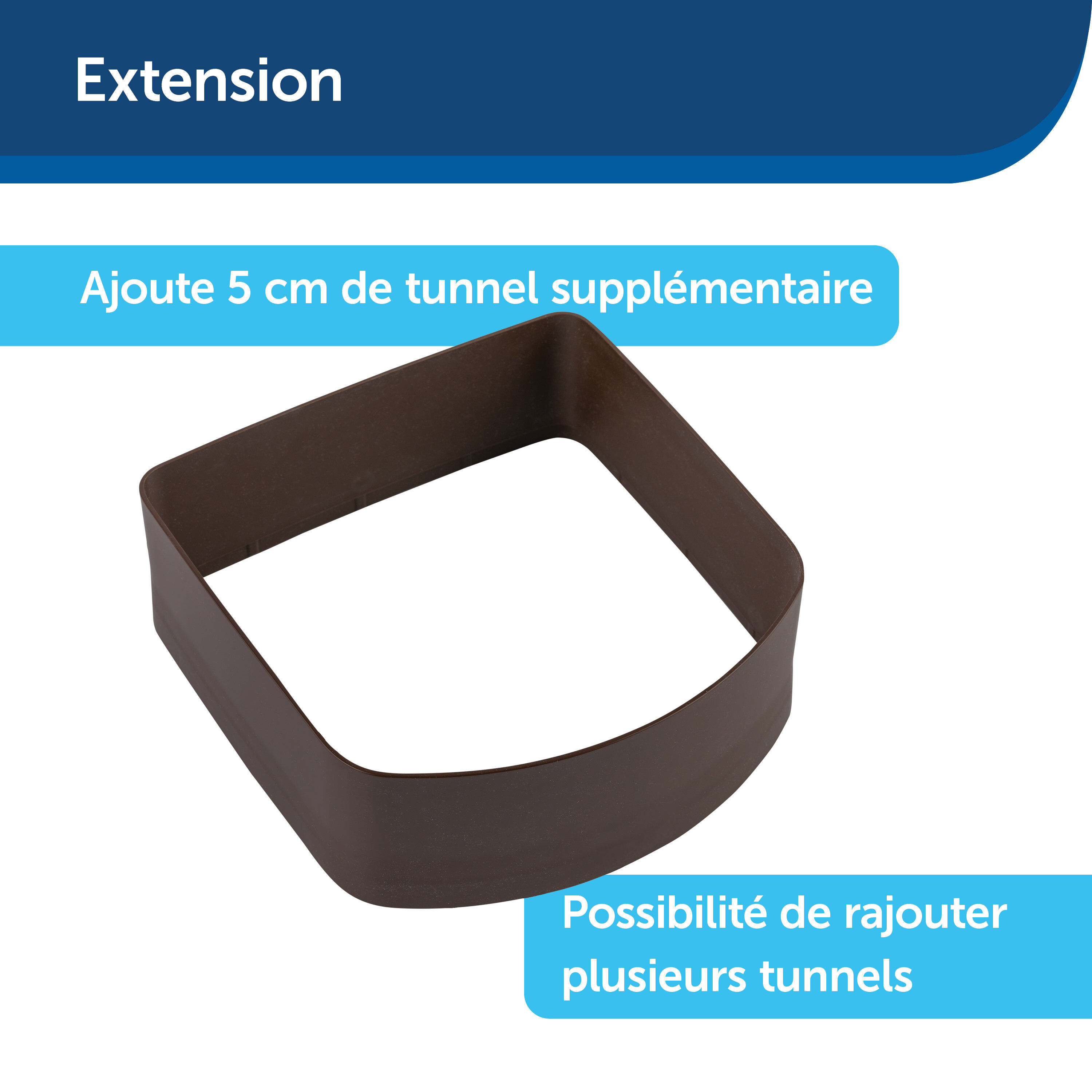 PetSafe - Tunnel Extension Microship pour Chats - Brun Image num&eacute;ro 4