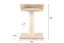 Leeby - Griffoir Tigrou pour Chats - Beige Indicateur image numéro 3
