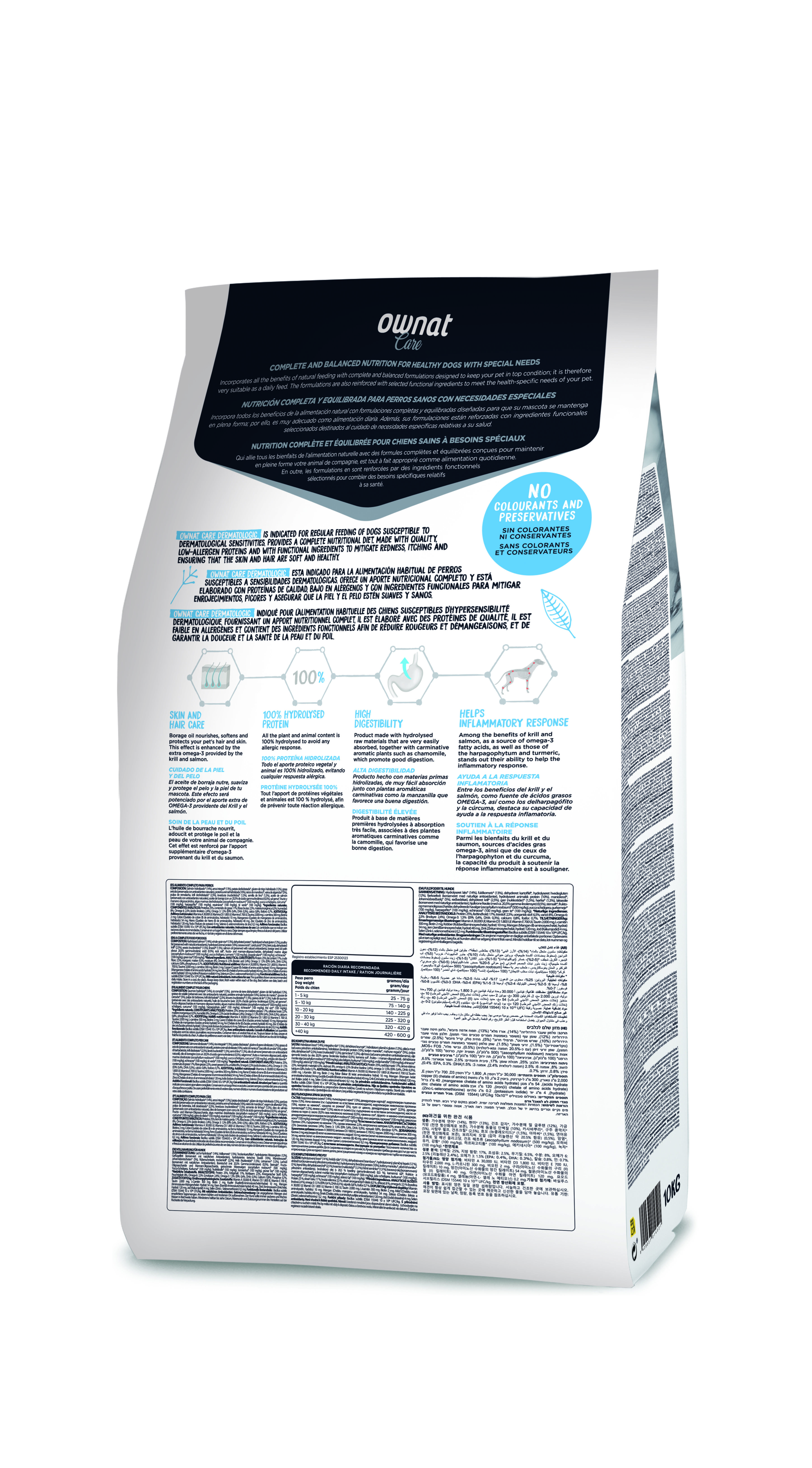 Ownat - Croquettes Care Dermatologic pour Chiens - 3Kg Image num&eacute;ro 2