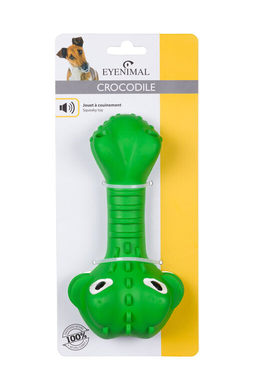 Eyenimal - Jouet Couineur CROCODILE pour Chiens Image numéro 1 Eyenimal - Jouet Couineur CROCODILE pour Chiens Image numéro 1