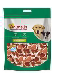 Animalis - Friandises Bouchées Poulet et Poisson pour Chien - 100g
