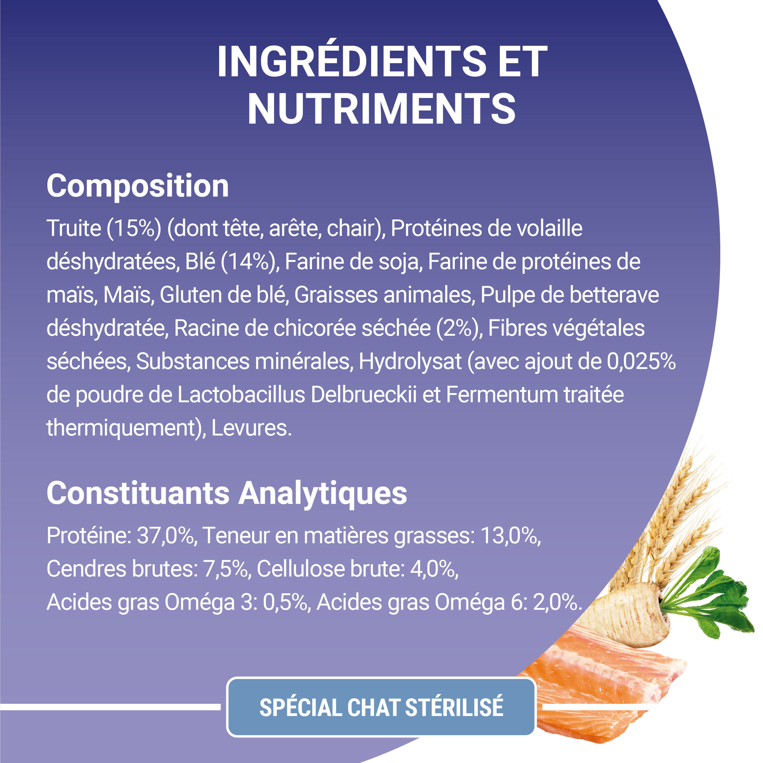 Purina One - Croquettes &agrave; la Truite et Bl&eacute; pour Chat St&eacute;rilis&eacute; - 1,5Kg Image num&eacute;ro 6