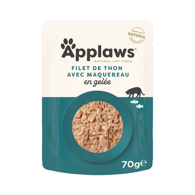 Applaws - Sachet Thon et Maquereau en Gelée pour Chat - 70g