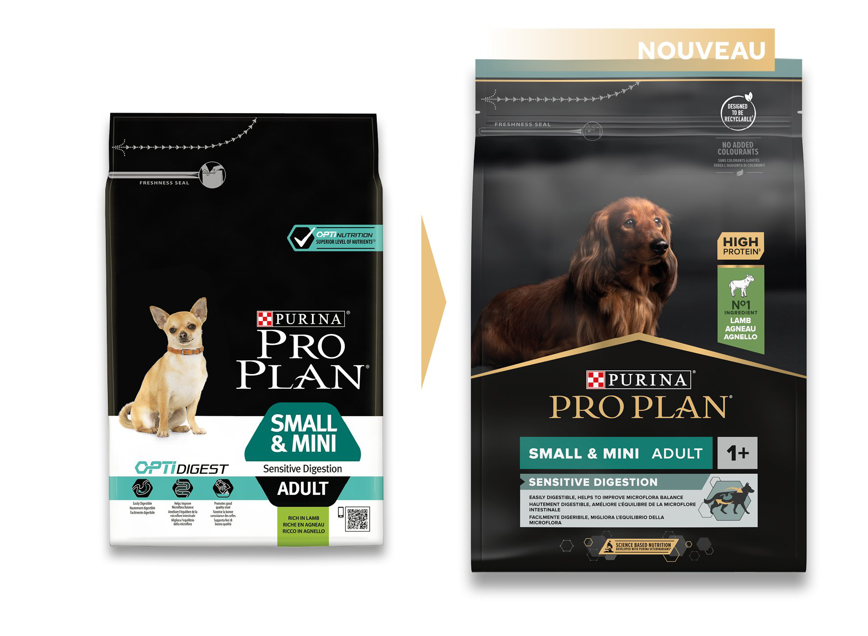 Pro Plan - Croquettes Small Sensitive Digestion &agrave; l'Agneau pour Petit Chien - 3Kg Image num&eacute;ro 3