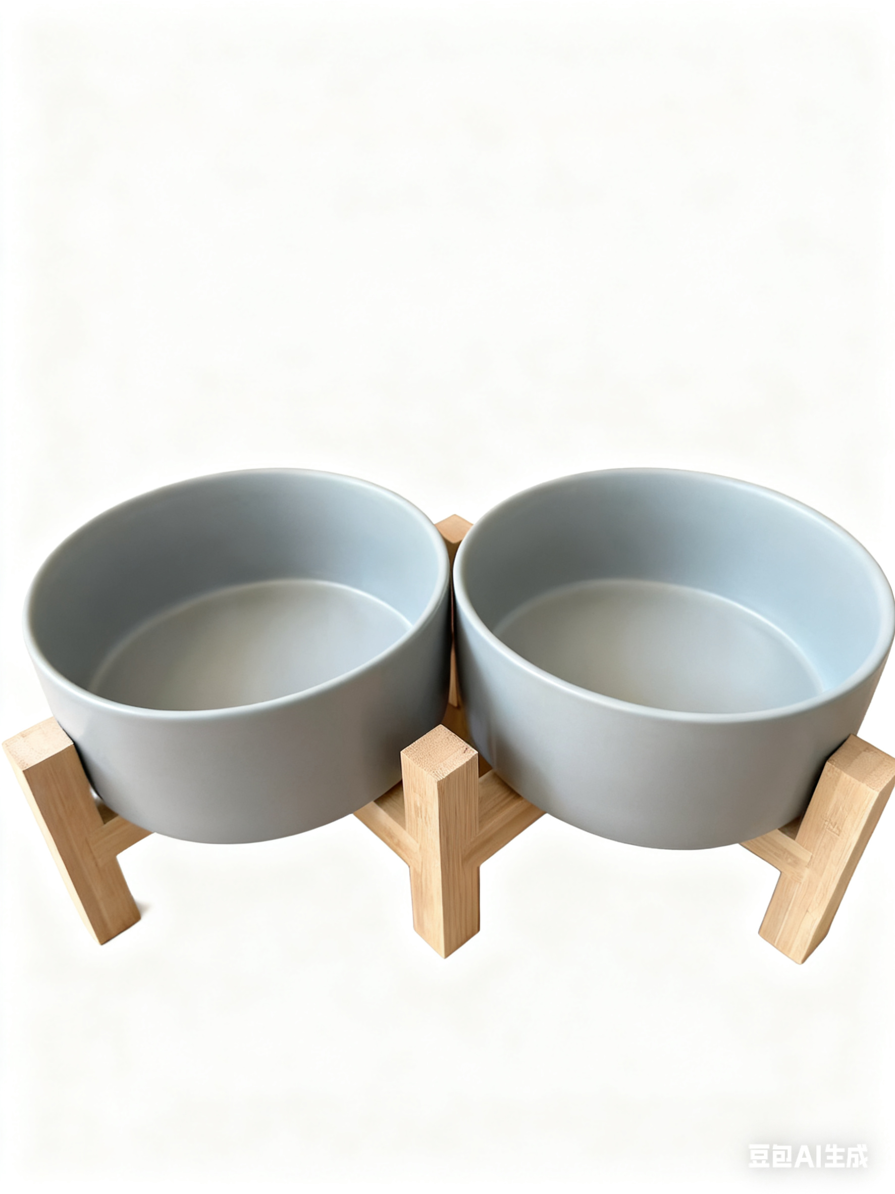 Leeby - Gamelle Double en C&eacute;ramique pour Chiens - 2&times;350ml Image num&eacute;ro 1