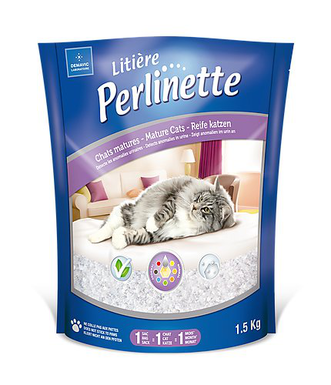 Demavic - Litière Perlinette Sante pour Chat Mature - 1,5Kg