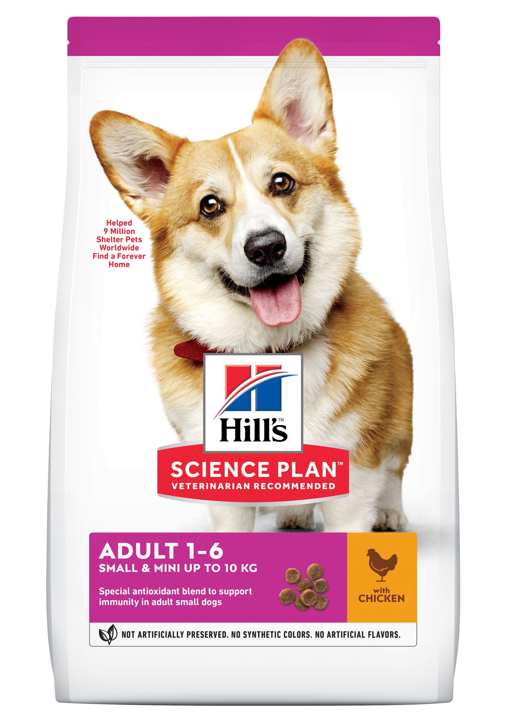 Hill's Science Plan - Adult Small & Mini Croquettes Pour Petit Chien Au Poulet  -  1,5kg Image num&eacute;ro 1