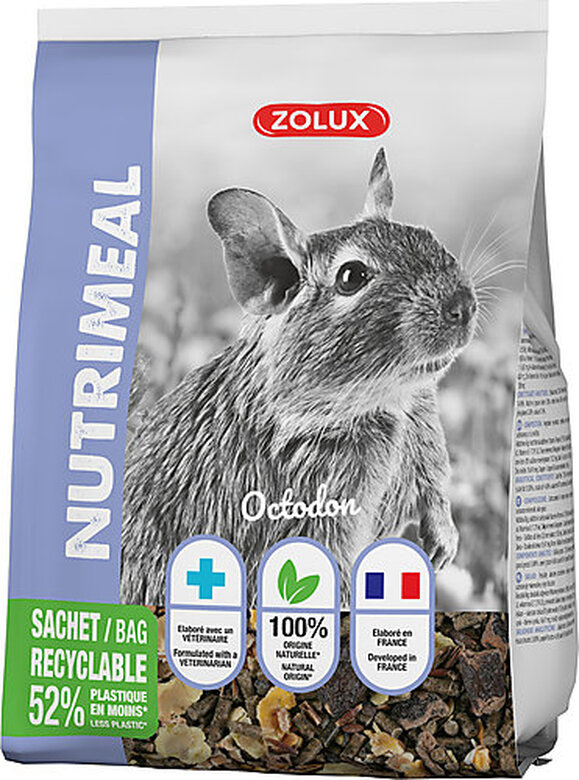 Zolux - Aliment Composé Nutrimeal pour Octodon - 800g image number null