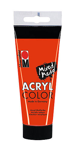 Marabu - Tube AcryColor Couleur Vermillon - 100ml Image num&eacute;ro 1