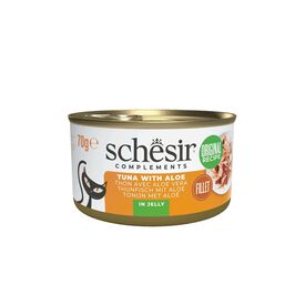 Schesir - P&acirc;t&eacute;e en Gel&eacute;e au Thon avec Aloe Vera pour Chats - 70g