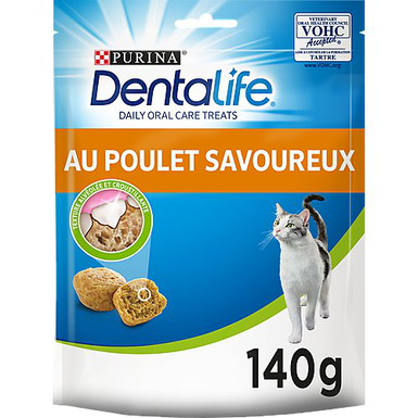 Dentalife - Friandises au Poulet pour chats adultes - 140g