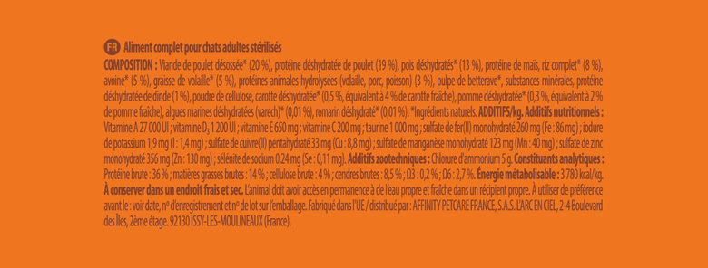 Nature's Variety - Croquettes Healthy Grains Sterilized au Poulet pour Chats - 7kg Image numéro 3 Nature's Variety - Croquettes Healthy Grains Sterilized au Poulet pour Chats - 7kg Image numéro 3