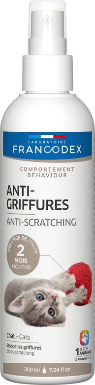 Francodex - Anti-Griffures Éduque en Douceur pour Chaton et Chat - 200ml Image numéro 1 Francodex - Anti-Griffures Éduque en Douceur pour Chaton et Chat - 200ml Image numéro 1