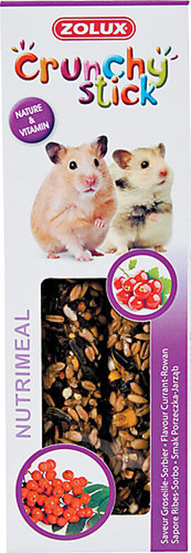 Zolux - Friandises Crunchy Stick Groseille et Sorbier pour Hamster - 115g image number null