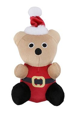 Wouapy - Jouet PelucheOurson Père Noël pour Chiens - 13,5cm