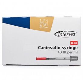 MSD - Caninsulin Seringues 1ml 29G Pour Chats et Chiens - x100