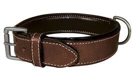 Bobby - Collier Classique Haute Finition Marron pour Chiens