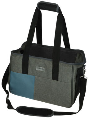 Kerbl - Sac Transport Vacation gris/bleu - 44 x 20 x 27 cm