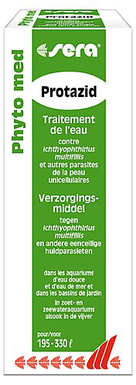 Sera - Traitement d'Eau Phyto Med Protazid pour Poissons d'Eau Douce et d'Eau de Mer - 30ml