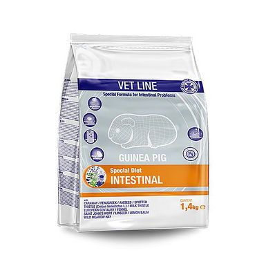 Cunipic - Aliment Vet Line Intestinal pour Cochons d'Inde - 1.4kg