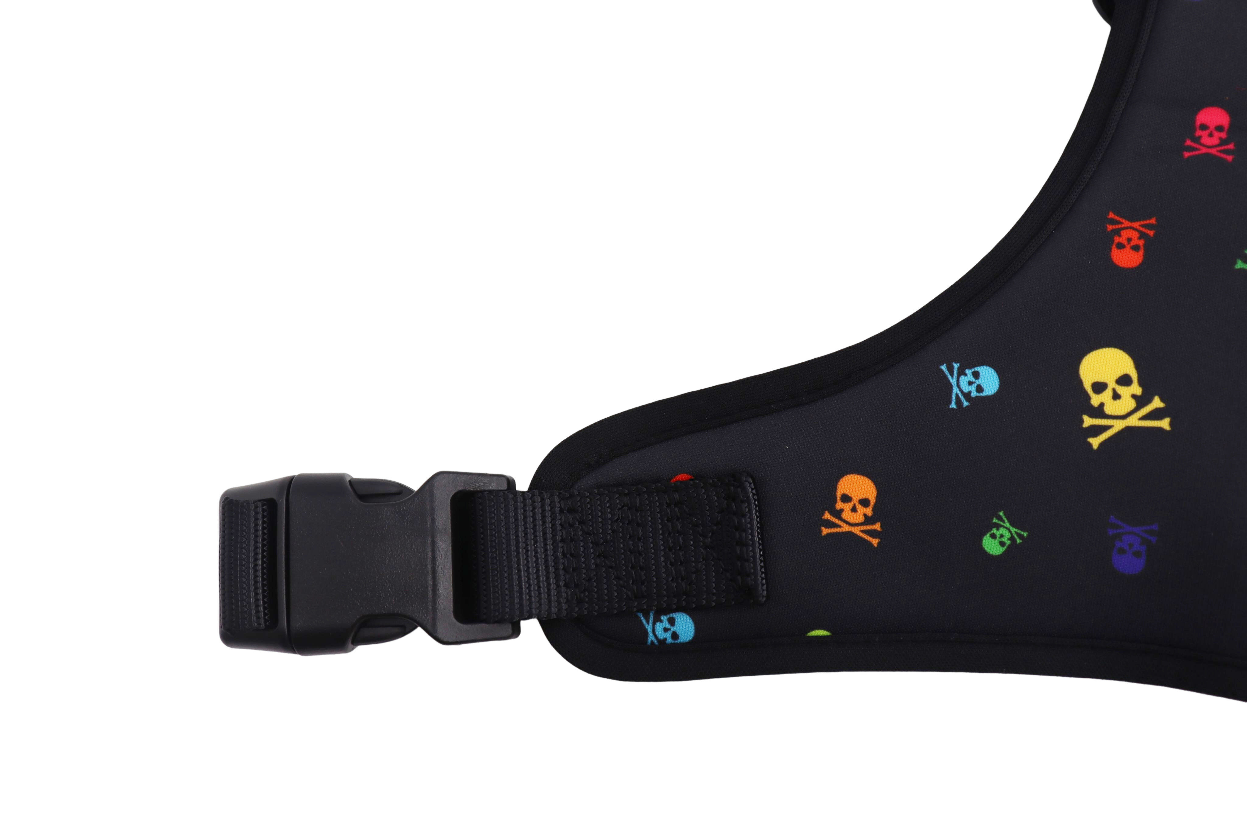 Gotoo - Harnais T-shirt &agrave; Motif de Cr&acirc;nes Gris pour Chien - L Image num&eacute;ro 3