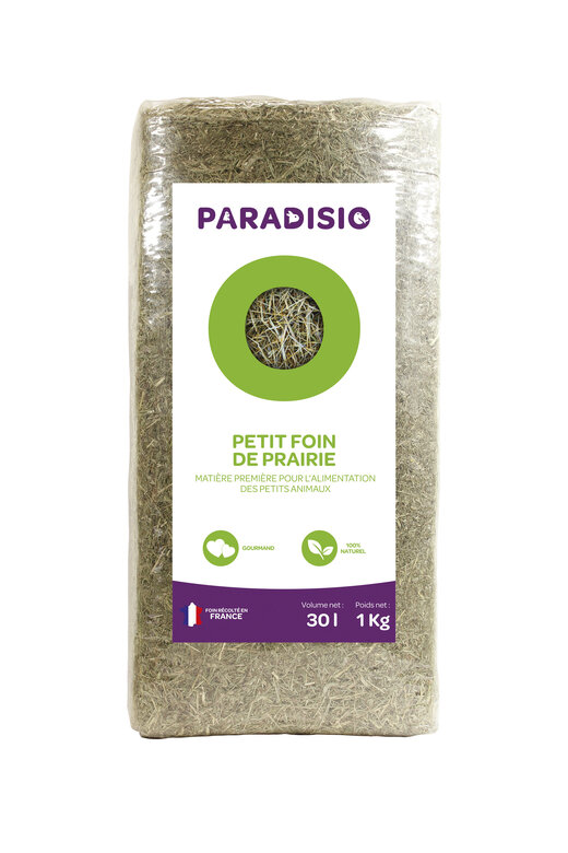 Paradisio - Petit Foin de Prairie pour Rongeur - 30L Image numéro 1 Paradisio - Petit Foin de Prairie pour Rongeur - 30L Image numéro 1
