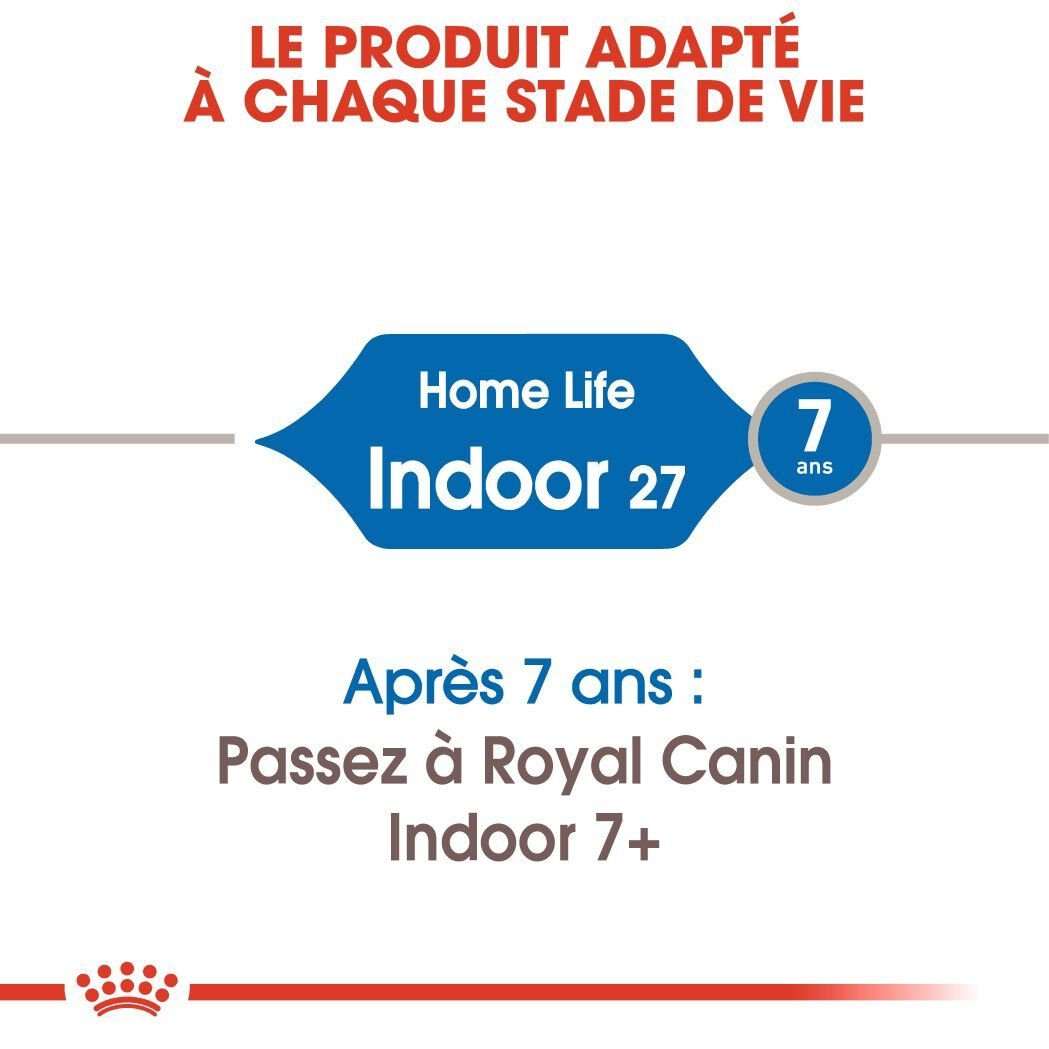 Royal Canin - Croquettes Indoor 27 Chat d'Int&eacute;rieur pour Chat Adulte - 4Kg Image num&eacute;ro 3