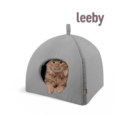 Leeby - Igloo My Favourite Place Gris pour Chats