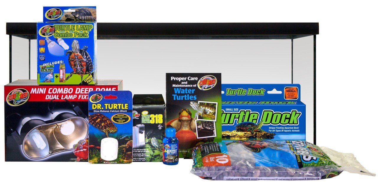 Zoomed - Kit Tortues Aquatiques Premium Reptile Habitat - 68L Image num&eacute;ro 3
