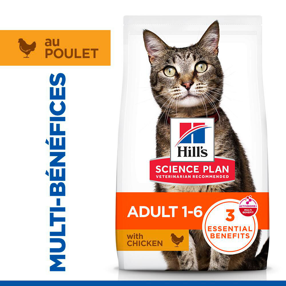 Hill's Science Plan - Adult Croquettes Pour Chat Au Poulet  -  1,5kg Image num&eacute;ro 3