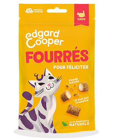 Edgard & Cooper - Friandises Fourrés A la Dinde Pour Chat - 60g