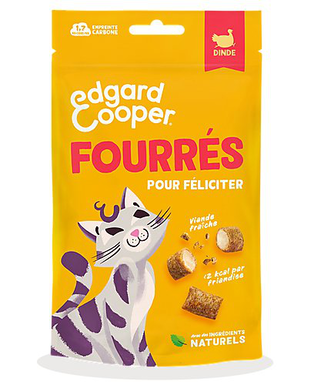 Edgard & Cooper - Friandises Fourrés A la Dinde Pour Chat - 60g