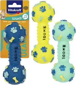 Vitakraft - Jouet Halt&egrave;re Mm en Vinyle pour Chiens - 15cm