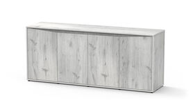Aquatlantis - Meuble SPLENDID 200 Chêne Blanc pour Aquarium - 200x50x83cm