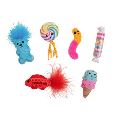 Outward Hound - Lot de 6 Jouets Kitty Sweet Treats