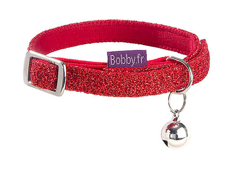 Bobby - Collier Disco Rouge pour Chat - XS image number null