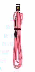 Animalis - Longe en Corde Forte pour Chien Rose