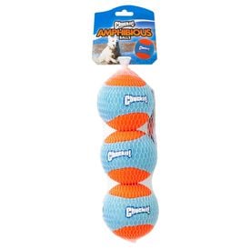 ChuckIt! - Pack 3 Balles Amphibious Balls pour Chiens - M