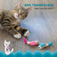 Outward Hound - Jouet à Mâcher Dental Shrimpies pour Chats - x2 Indicateur image numéro 4