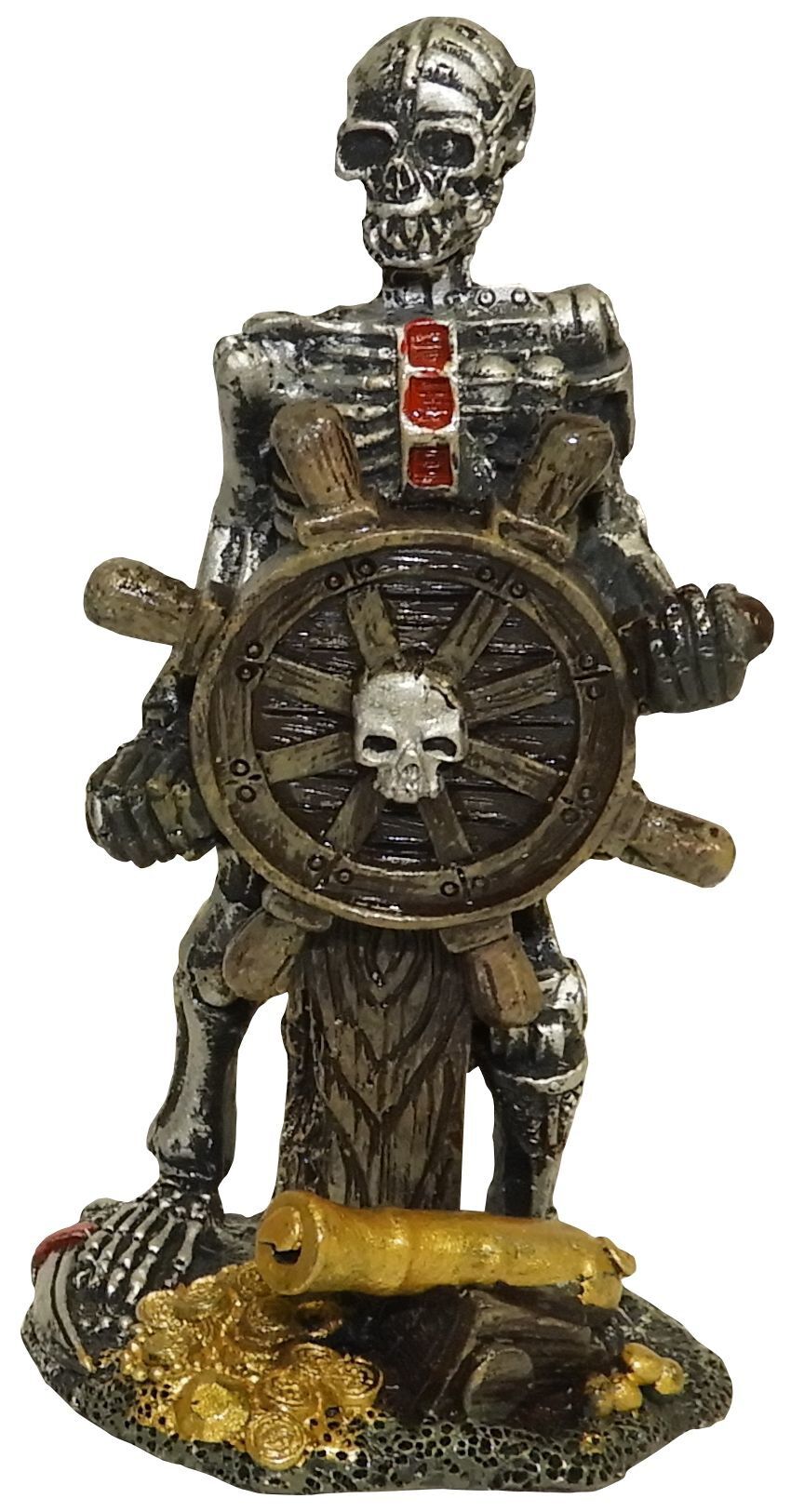 Tyrol - D&eacute;corations Pirates et T&ecirc;tes de Mort pour Aquarium - 12cm Image num&eacute;ro 2